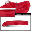 G-PLUS Left Rear Bumper Reflector Compatible with BMW F15 X5 2013-2018 63 14 7 847 591, 63147847591 Driver Side, Red