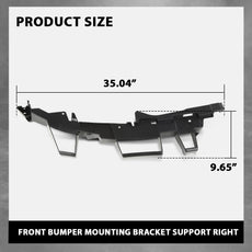 G-PLUS Front Bumper Mounting Bracket for Range Rover Sport 2006-2013 Right Side View