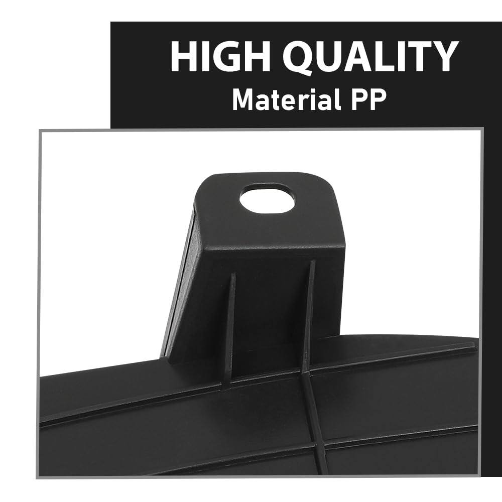 G-PLUS Front Radiator Shutter Air Duct Intake Compatible with Tesla Model S 2016-2020 1058073-00-B Black