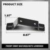 G-PLUS Front Sway Bar Brackets Lowered Compatible with Chevy C10 GMC Truck 1973-1987