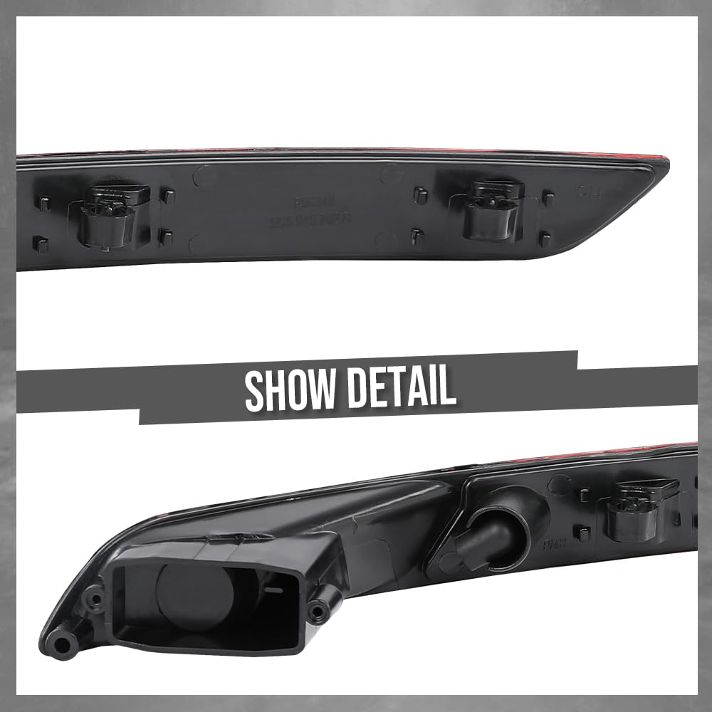 G-PLUS Rear Right Light Reflector Compatible with VW Beetle 2012-2016 5C5945702D Red