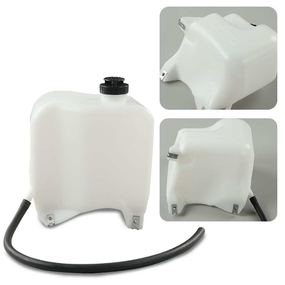 G-PLUS Overflow Radiator Tank Coolant Bottle w/ Cap Mounting Hardware & Hose Fit for GM Full Size Trucks/Fits C/K Series 1981-1987 & 1988-1991 RV Pickups Full Size Blazer & Suburban HD81-87