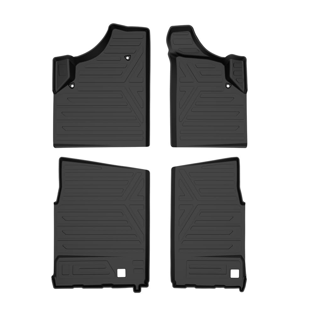 G-PLUS TPE Front Floor Mat Pad Liner Fit Can-Am Defender MAX HD7 HD8 HD9 HD10 2016-2025 1st Row Truck Accessories Cargo Liners All Weather Protection 4PCS Black Alfombras para Carro