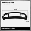 G-PLUS Bumper Grille Bezel Fascia Applique Compatible with Jeep Grand Cherokee 2016-2021 68310779AA