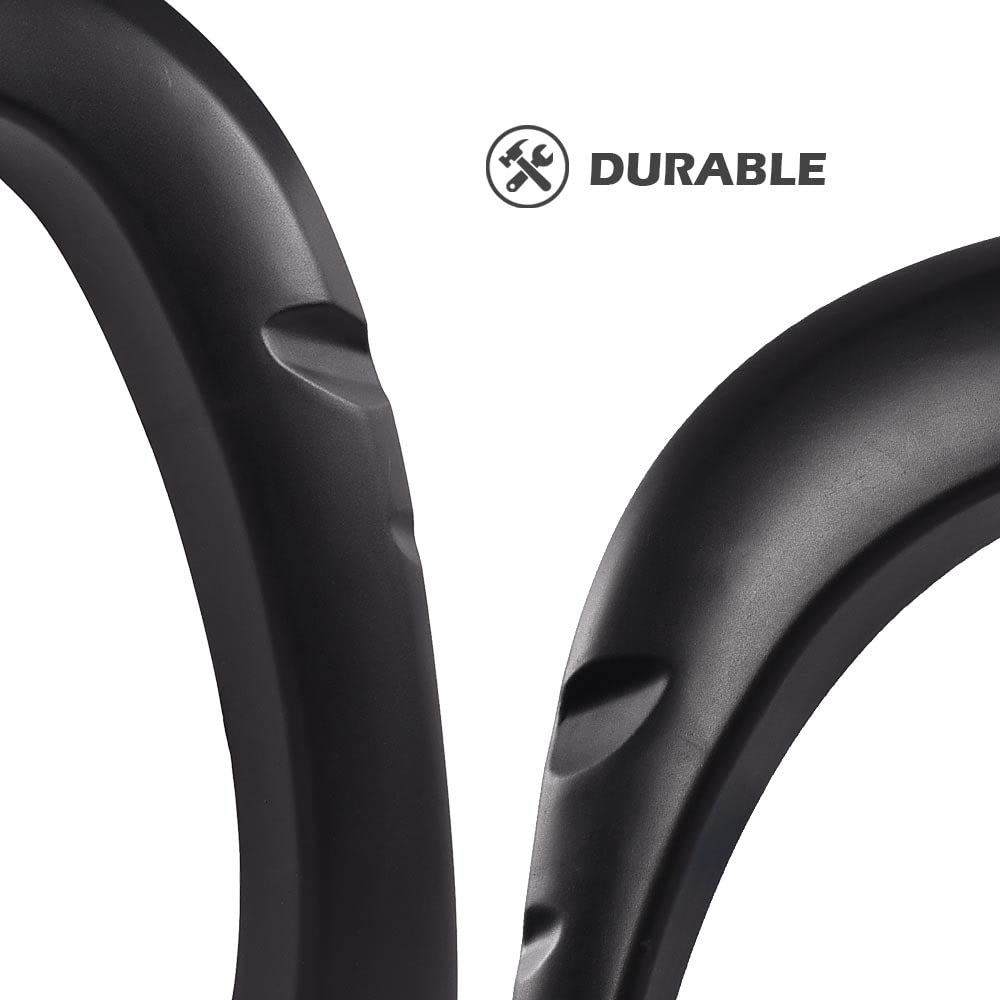 G-PLUS Fender Flares Compatible with Dodge Ram 1500 2500 3500 1994-2001 Wheel Opening Molding Arch Trim 4pcs Black