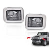 G-PLUS Front Clear Chrome Parking Signal Light Set Compatible with 2003-2008 H2 Hummer 2005-2008 H2 SUT 844176005571