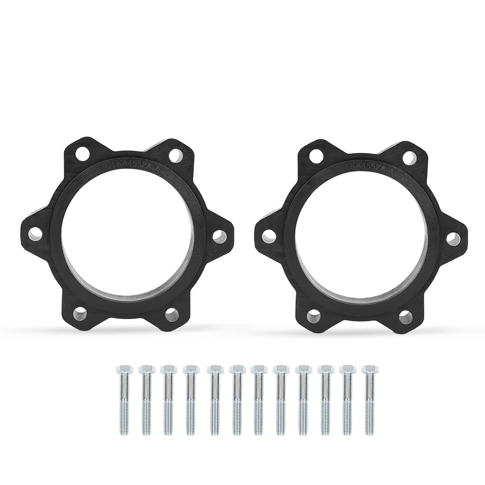 G-PLUS 6" Lift CV Spacers Compatible with Chevy Silverado GMC Sierra 2500HD 2001-2010 4WD Black