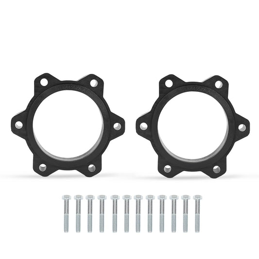 G-PLUS 6" Lift CV Spacers Compatible with Chevy Silverado GMC Sierra 2500HD 2001-2010 4WD Black