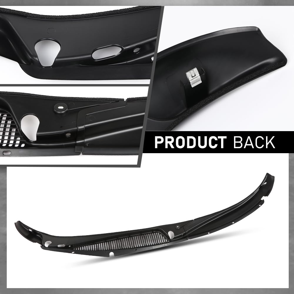 G-PLUS Windshield Wiper Cowl Vent Cover Left&Right Side Compatible with Chevy Express 1500 2500 3500 Van 1996-2017,Compatible with GMC Savana 1500 2500 3500 Van 1996-2017 25826329, 25826330