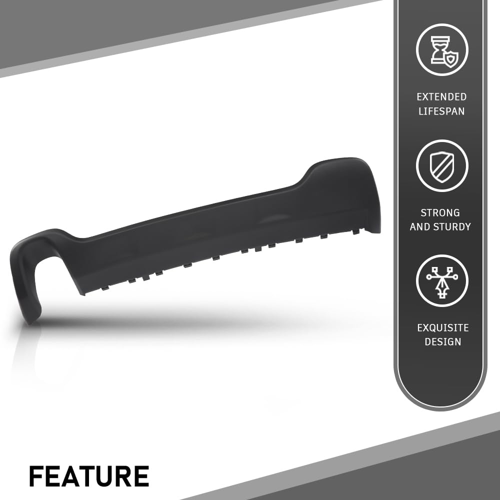 G-PLUS Rear Bumper Face Bar Trim Molding Step Pad Compatible with Jeep Cherokee Latitude Plus 2018,Fit Jeep Cherokee (submodel: Latitude, North, Sport) 2014-2018,Fit for Models With Single Exhaust