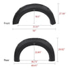 G-PLUS Pocket-Riveted Fender Flares, Compatible with Ford F150 2009-2014 Styleside with 67.0"/78.8"/97.4" bed models only(Not Fit Platinum and Raptor models) FO1269100, FO1268100 4pcs Textured Style