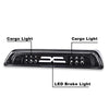 G-PLUS LED 3rd Third Brake Light Compatible with Toyota Tundra 2007-2018 Third High Mount Brake Tail Light Rear Brake Stop Tail Light Replace For# 81570-0C050(White Lens Black Base)