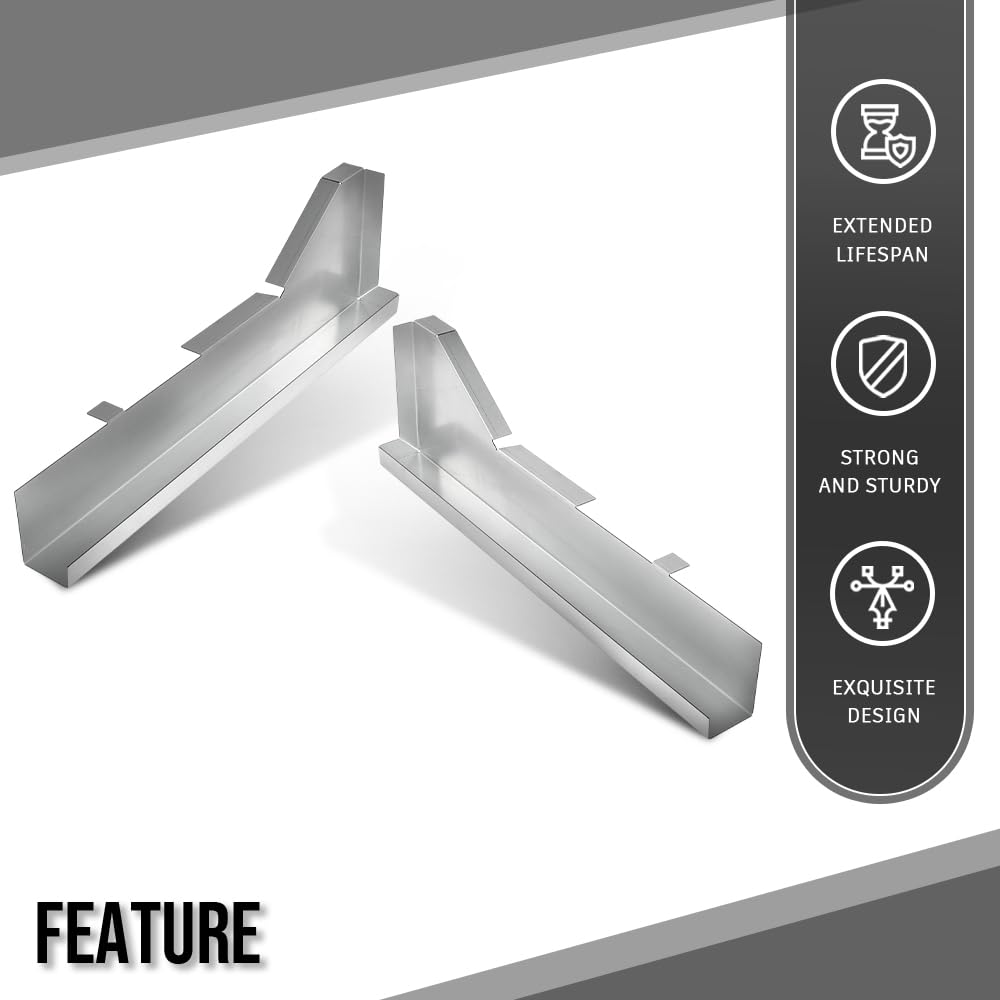 G-PLUS Inner Rocker Panel Support Braces Compatible with Chevy Camaro Pontiac Firebird 1967-1969 Silver