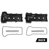 G-PLUS Engine Valve Cover Set Compatible with Ford Edge 2011-2018 Fit Ford F150 Mustang 2011-2017 w/o Cam Sensor Port Hole, Non-Turbo Black
