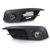 G-PLUS Front Bumper Fog Lights Compatible with Honda Civic 2/4dr Models 2016-2017 Clear Lamps+Switch+Bulbs, neblineros para autos delantero,faros antiniebla(Not fit Touring & SENS models)