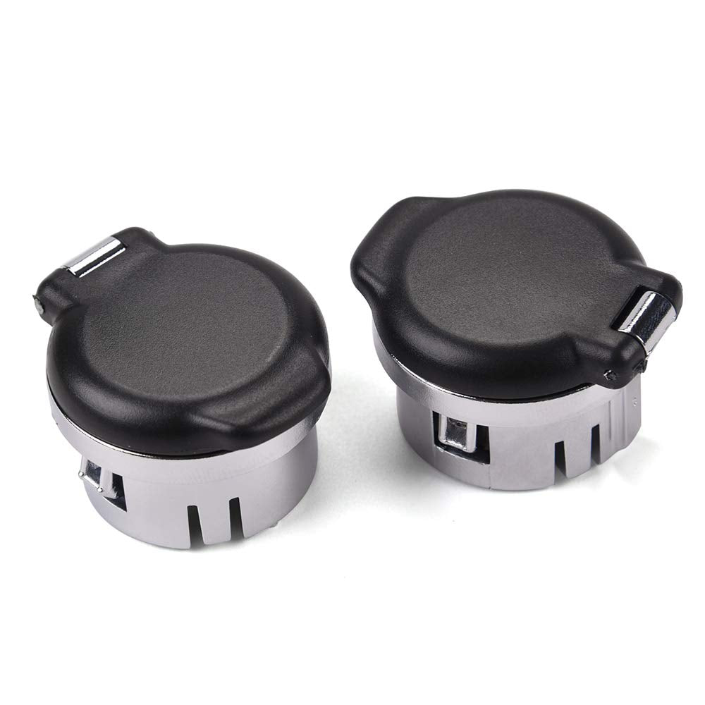 G-PLUS Dash Power Outlet Cover, Dash Panel Retainers Cigarette Lighter Plug Retainer, Compatible with 2007-2013 Silverado Sierra Tahoe 20983936 25793816 Dash Retainers 12v Power, 2PCS