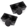 G-PLUS Floor Mounted Console Dual Cup Holder Insert Compatible with Silverado/Sierra 1500 2007-2013 19154712 Black