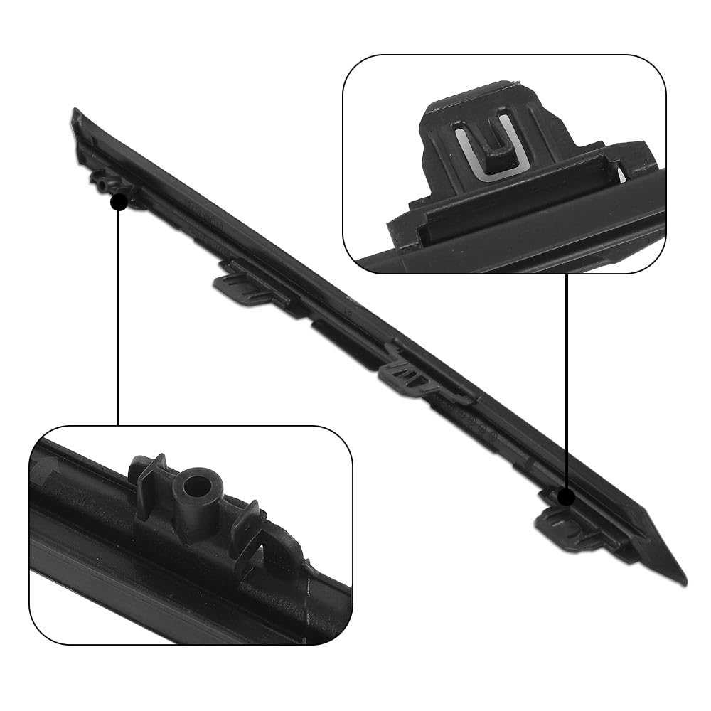 G-PLUS Right Front Bumper Grille Insert Upper Trim Molding Compatible with Toyota Rav4 2019 2020 2021 2022 531230R050, TO1213112
