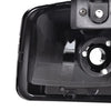 G-PLUS LED DRL Headlights Assembly Left Driver & Right Passenger Bumper Headlamps Compatible with GMC Sierra 1500 1999-2007; Fit GMC Sierra 1500 HD 2001-2007 Clear Lens Black Housing Clear Reflector