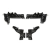G-PLUS Headlight Mount Support Plate Bracket Set 4Pcs Compatible with Audi Q5 (8R) 2009-2012 Black 8R0805607A, 8R0805607B, 8R0805608A, 8R0805608B