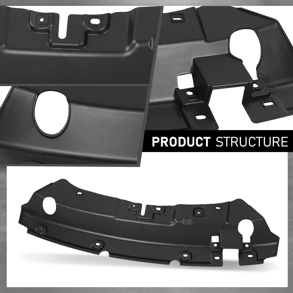 G-PLUS Radiator Support Cover, Compatible with Ford Escape SEL 2013, Fit Ford Escape (submodel: S, SE, Titanium) 2013-2016, CJ5Z8327A, FO1224105