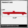 G-PLUS Rear Bumper Reflector Light Tail Lamp Case Right Compatible with Honda Accord 2018-2022