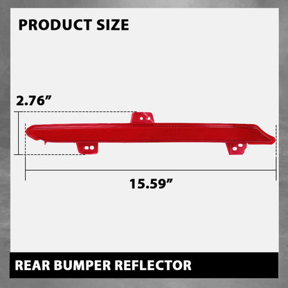 G-PLUS Rear Bumper Reflector Light Tail Lamp Case Right Compatible with Honda Accord 2018-2022