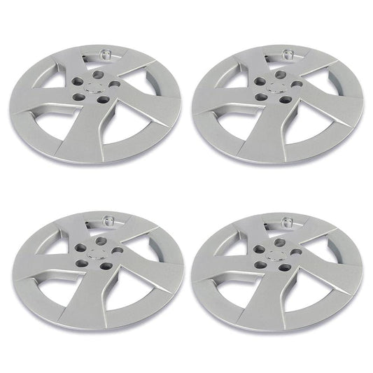 G-PLUS 4PCS Hubcap Wheel Cover Compatible with Toyota Prius 2010 2011 15´´ 38cm Auto Tire Replacement Exterior Cap 42602-47110 (Silver)