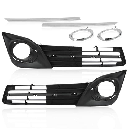 G-PLUS Fog Light Lamp Bezel Cover Grille molding Compatible with 2012 2013 2014 CAMRY SE 5212806290, 5212706290, 5271306040, 5271206040 TO2602101, TO2603101