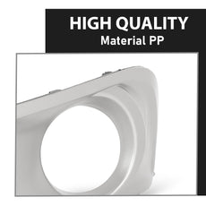 G-PLUS Fog Light Trim Bezel for Subaru Outback 2010-2012 Driver Side Close-up View