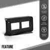 G-PLUS Front License Plate Brackets Compatible with Toyota Tacoma 2016-2023 7510104011, TO1068134 Black
