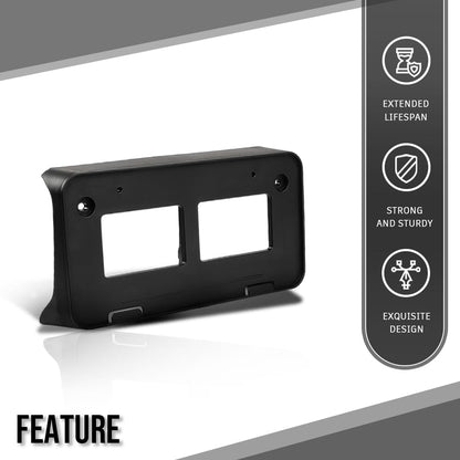 G-PLUS Front License Plate Brackets Compatible with Toyota Tacoma 2016-2023 7510104011, TO1068134 Black