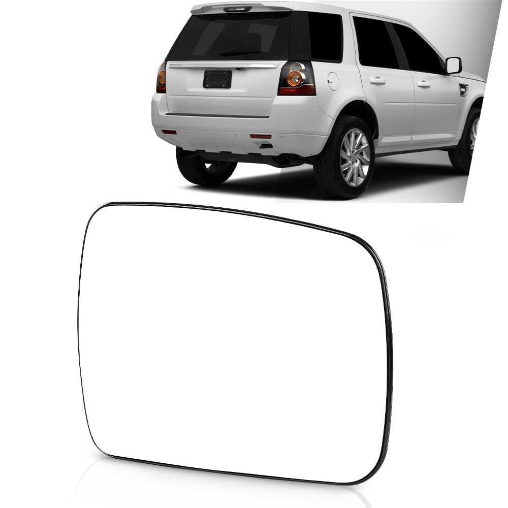 G-PLUS Passenger Side Mirror Glass w/Back Heated Compatible with LR2 2011-2015,Fit LR4 2010-2013,Fit Range Rover Sport 2010-2013