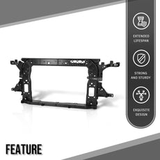 G-PLUS Radiator Support Core for Hyundai Palisade 2020-2022 Black Additional Angle