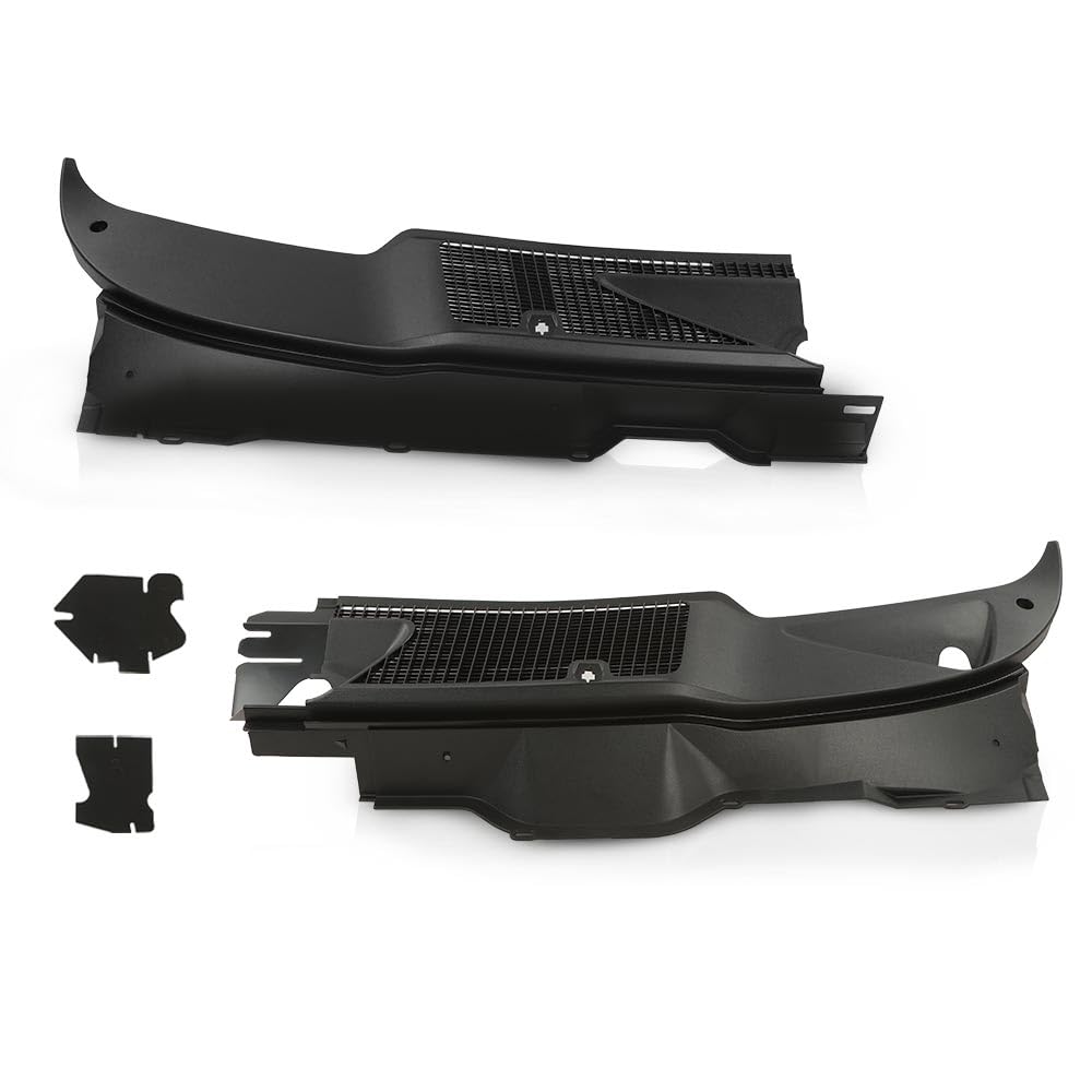 G-PLUS Windshield Wiper Grille Panel Vent Cowl Left and Right Side Compatible with Dodge Ram 1500 2002-2008,Fit Dodge Ram 2500 2003-2009,Fit Dodge Ram 3500 2003-2010