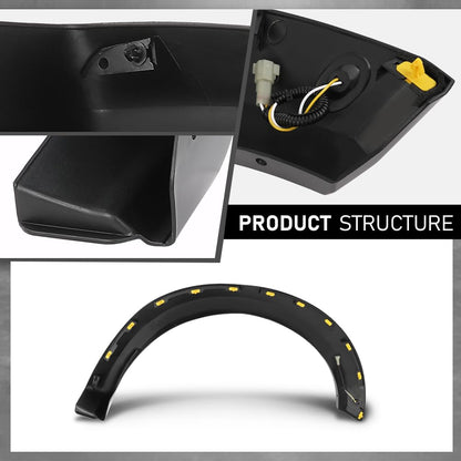 G-PLUS Front Left Fender Flare Wheel Arch Molding, Compatible with Ford F150 Raptor 2017-2018, Driver Side, HL3Z16039AB, HL3Z-16039-AB