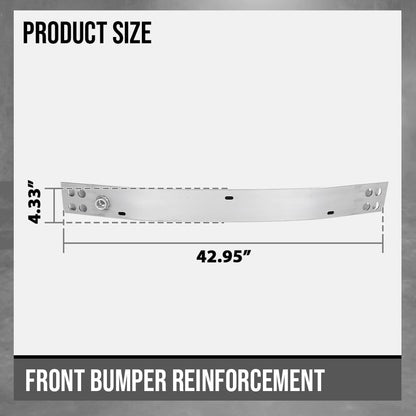 G-PLUS Front Bumper ReinForcement Compatible with Buick LaCrosse (submodel: Base, Essence, Preferred, Premium) 2017 2018 2019 Fit Buick LaCrosse Avenir 2018 2019 23410397, GM1006696 Silver