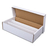 G-PLUS Trading Card Storage Box 3000 Count White Corrugated Cardboard Box Versatile Card Storage Box (Card not included)