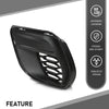 G-PLUS Front Left Bumper Fog Light Cover Compatible with Dodge Charger 2020-2023 Black