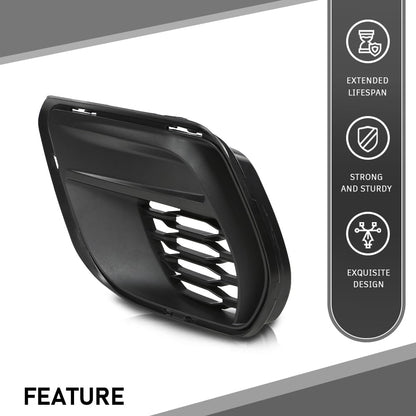 G-PLUS Front Left Bumper Fog Light Cover Compatible with Dodge Charger 2020-2023 Black