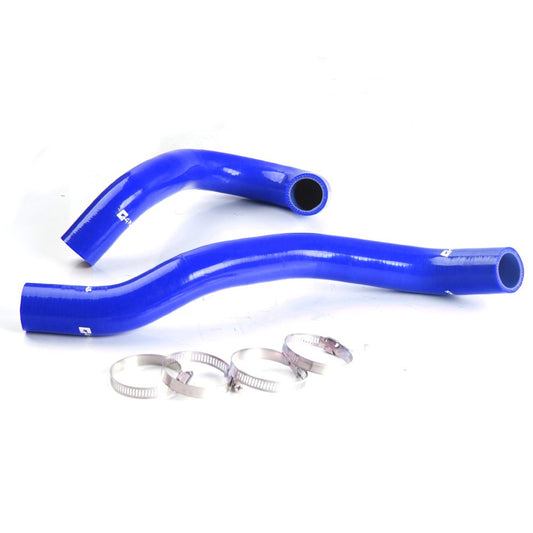 G-PLUS Silicone Radiator Coolant Hose Kit w/Clamps Compatible with HONDA ELEMENT DX-EX/SC 2003 2004 2005 2006 2007 2008 2009 2010 2011 Blue 2 PCS
