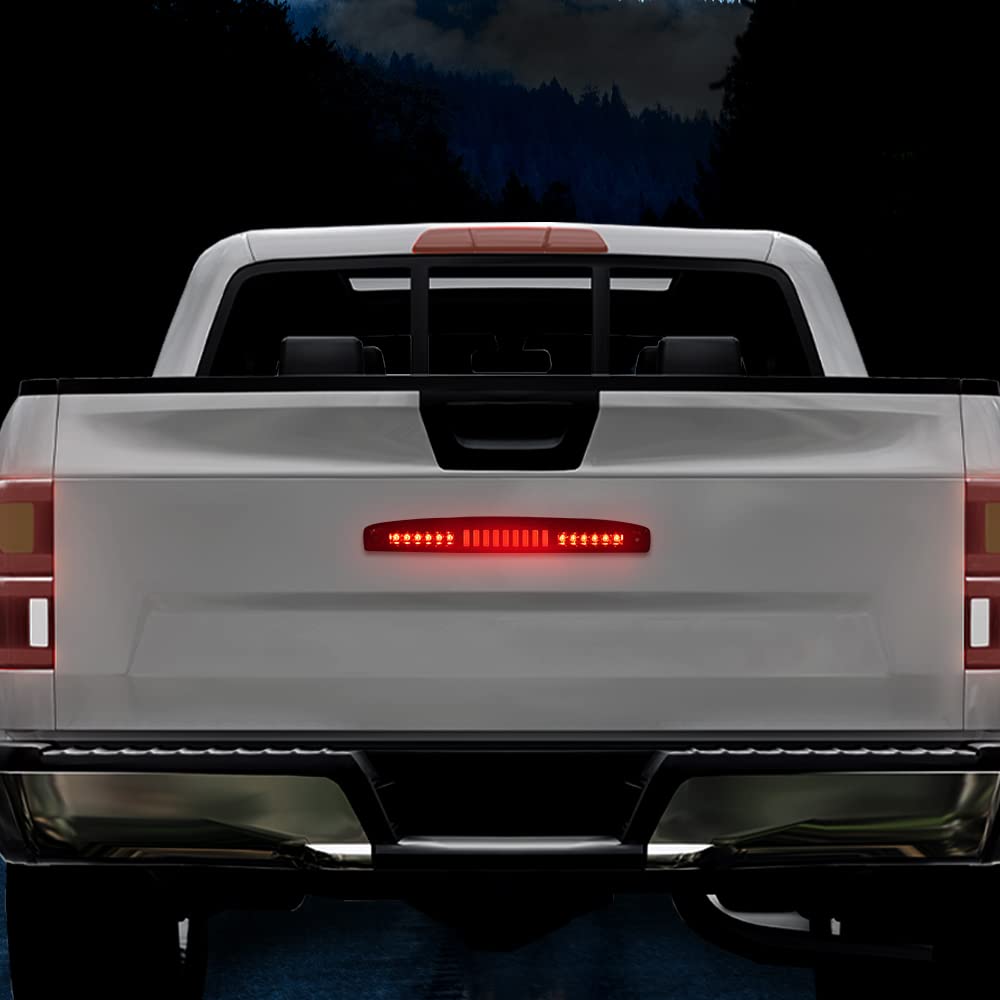 G-PLUS LED Tailgate High Mounted Brake Light Compatible with 2003-2006 Dodge Ram 2500 3500 Rear Center Tailgate Lamp I Brake Light Replacement 05086509AA
