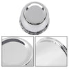 G-PLUS 4pcs Push Through Chrome Wheel Center Caps Fit 3.18" Rims Center Bore Dimensions Only Center Bore Trailer Rim Scratched(Not Fit on OEM Rims)