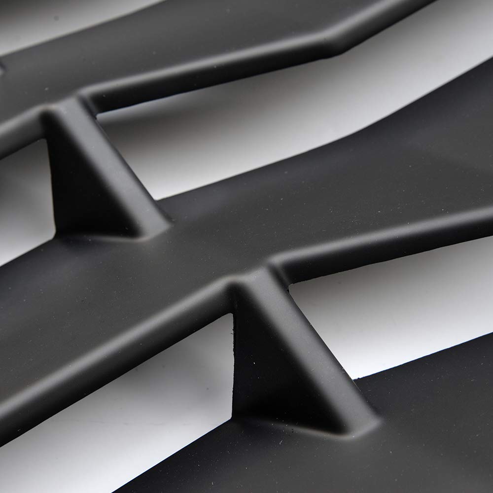 G-PLUS ABS Matte Black Rear Window Windshield Slotted Louvers Sun Shade Cover Replacement for Nissan 350Z 3.5L 2003 2004 2005 2006 2007 2008