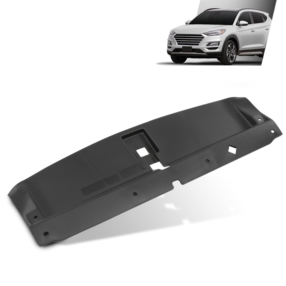 G-PLUS Radiator Support Cover Compatible with Hyundai Tucson 2016-2021, 86342D3000, HY1224111 Black