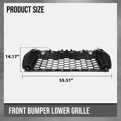 G-PLUS Front Bumper Lower Grille Compatible with Toyota Camry SE 2025 53113-AQ020, 53113AQ020, 53113 AQ020 Gloss Black