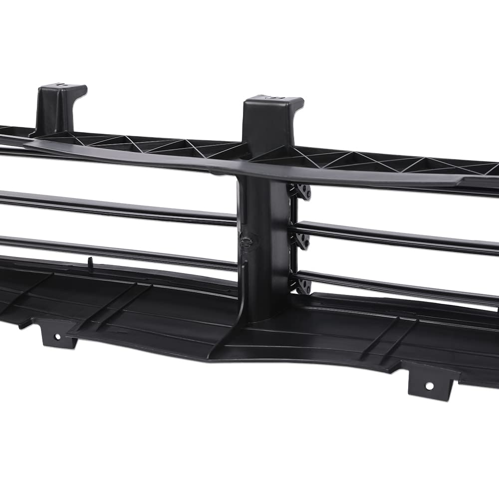 G-PLUS Front Bumper Shutters W/o Motor Compatible with Buick Lacrosse 2014 2015 2016 26202080 GM26202080 9054678 Dark Black