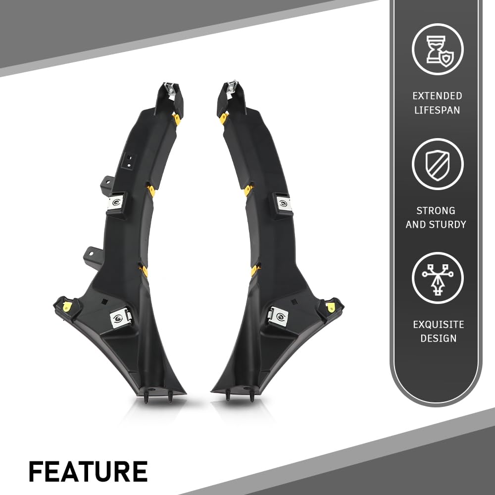G-PLUS Front Bumper Mount Support Bracket Compatible with Jaguar XF XFR 2012-2015,Fit Jaguar XFR-S 5.0L V8 A/T Base Sedan 2013-2015