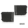 G-PLUS Bumper Cover Grille Compatible With 2015-2017 Jeep Renegade,Black Front Lower Bumper Grille Bezel Left and Right Side Pair