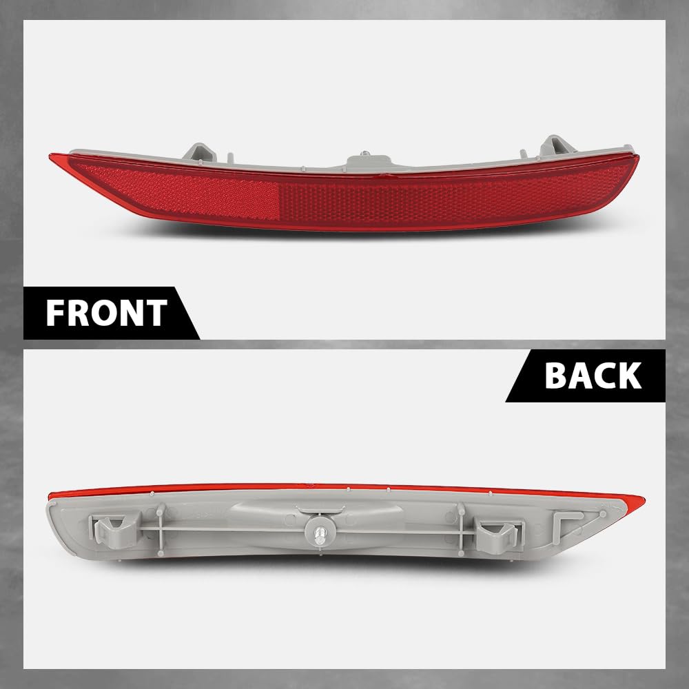 G-PLUS Rear Bumper Reflector Lamp Compatible with Subaru Forester 2.0L 2.5L 2009-2018 84281SC000, 84281SC010
